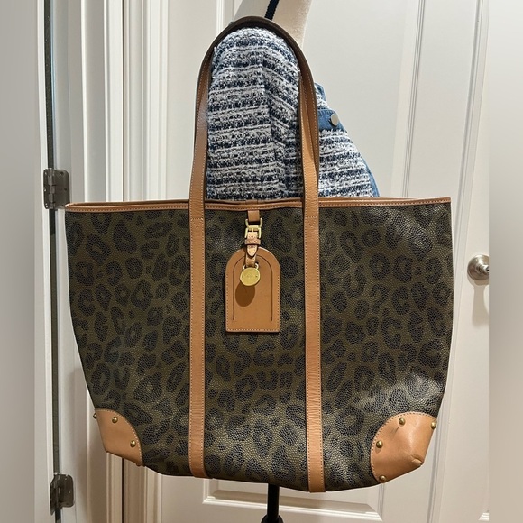 MULBERRY LEOPARD SCOTCHGRAIN TOTE - Picture 16 of 16